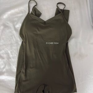 Pchee Bum Olive Green Bodysuit